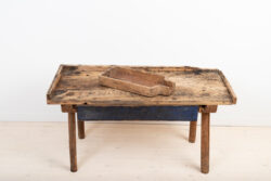 Swedish wooden cheese tray manufactured during the early 1800s.