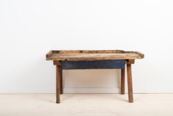 Rustic folk art table manufactured in Sweden during the 1820s