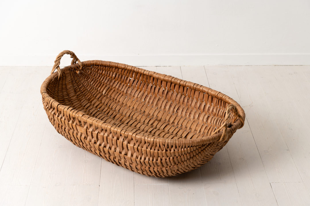Northern Swedish country basket from the late 1800s. For more Miscellaneous