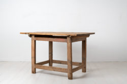 Rustic country work table in pine