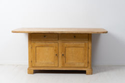 Antique Swedish low sideboard made around 1840. The sideboard is a well-crafted furniture made completely by hand in pine