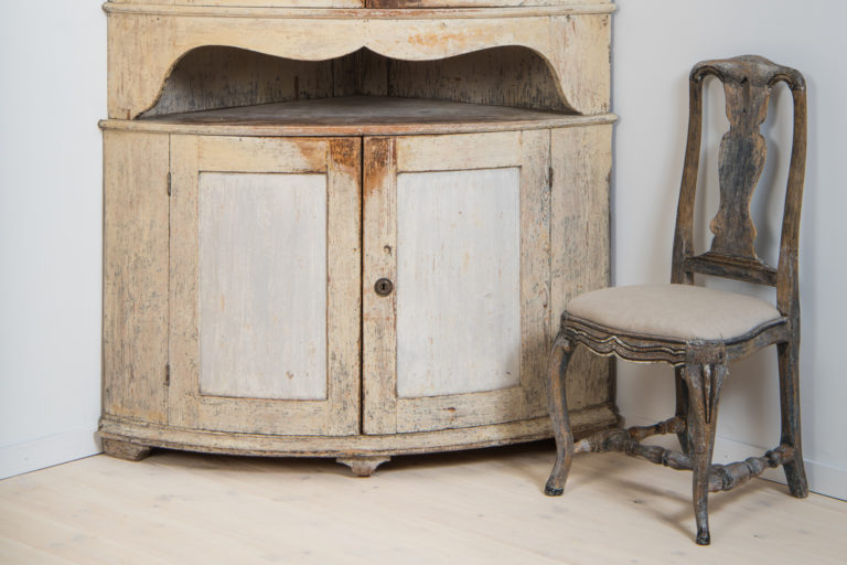 Swedish Gustavian Corner Cabinet