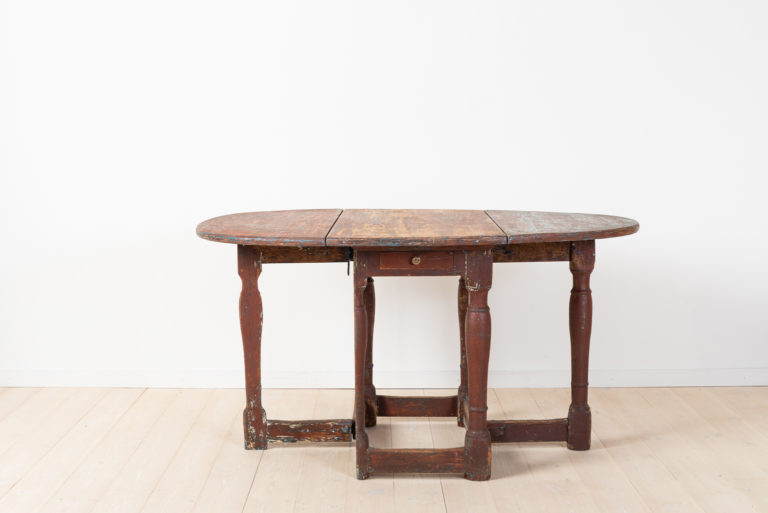Swedish Baroque Drop Leaf Table