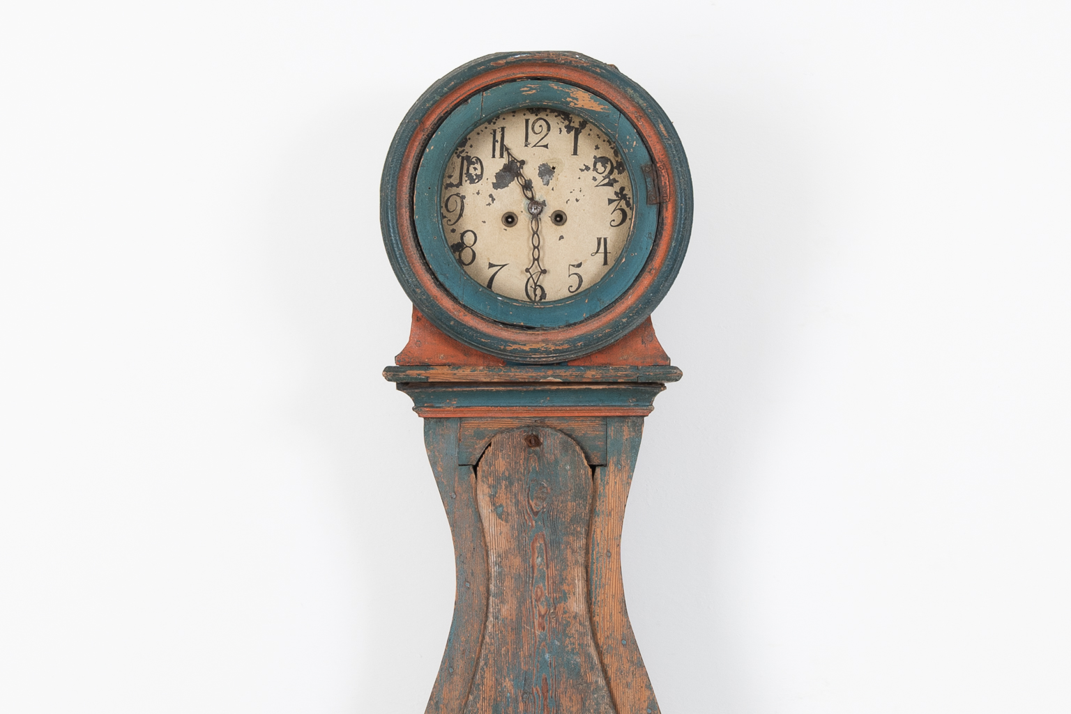 Rococo Mora Clock with Patina from Sweden