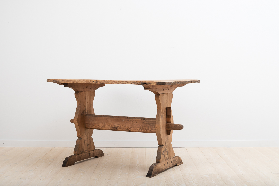 18th Century Rustic Swedish Trestle Table