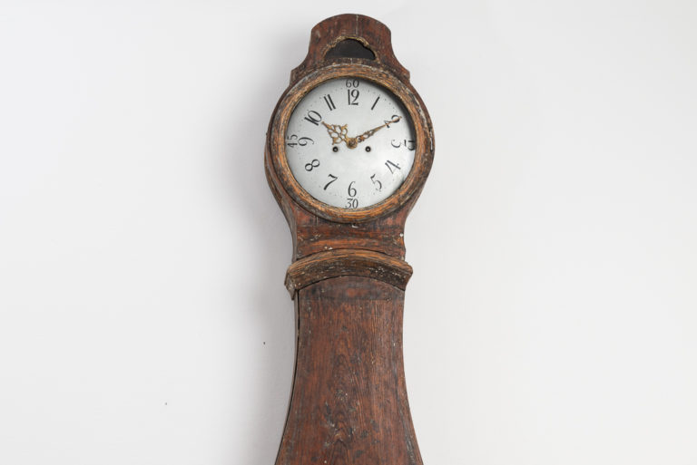 Rococo Mora Clock from the 18th Century's Stockholm
