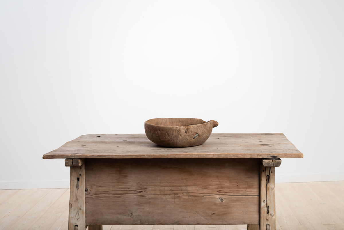 Root Bowl with Spout from Northern Sweden