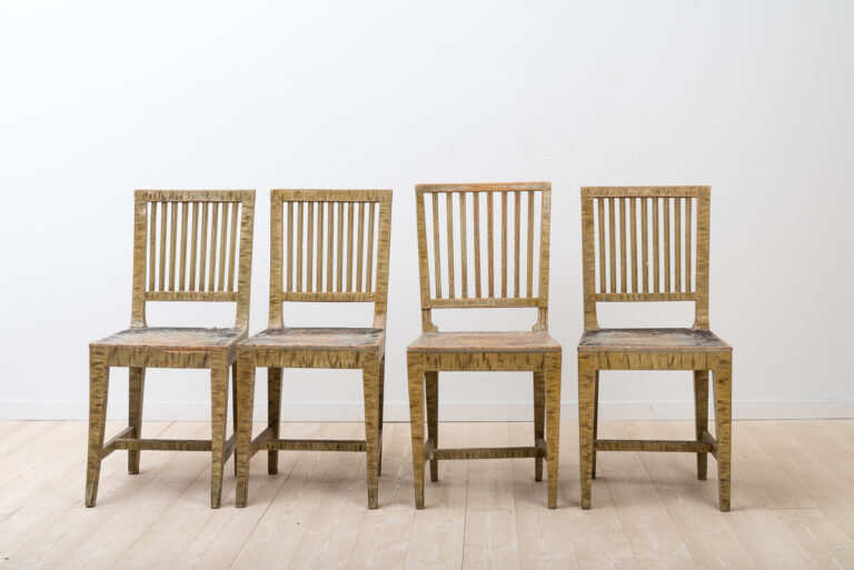 Gustavian Styled Chairs in Original Condition