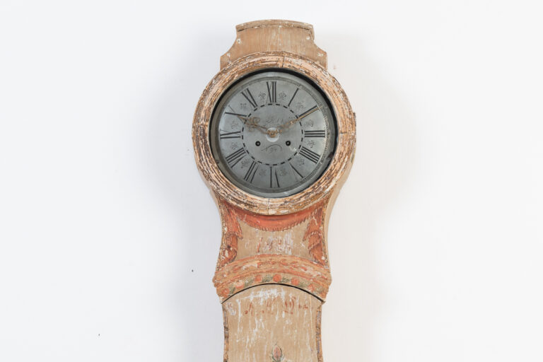 Long Case Rococo Clock from Northern Sweden
