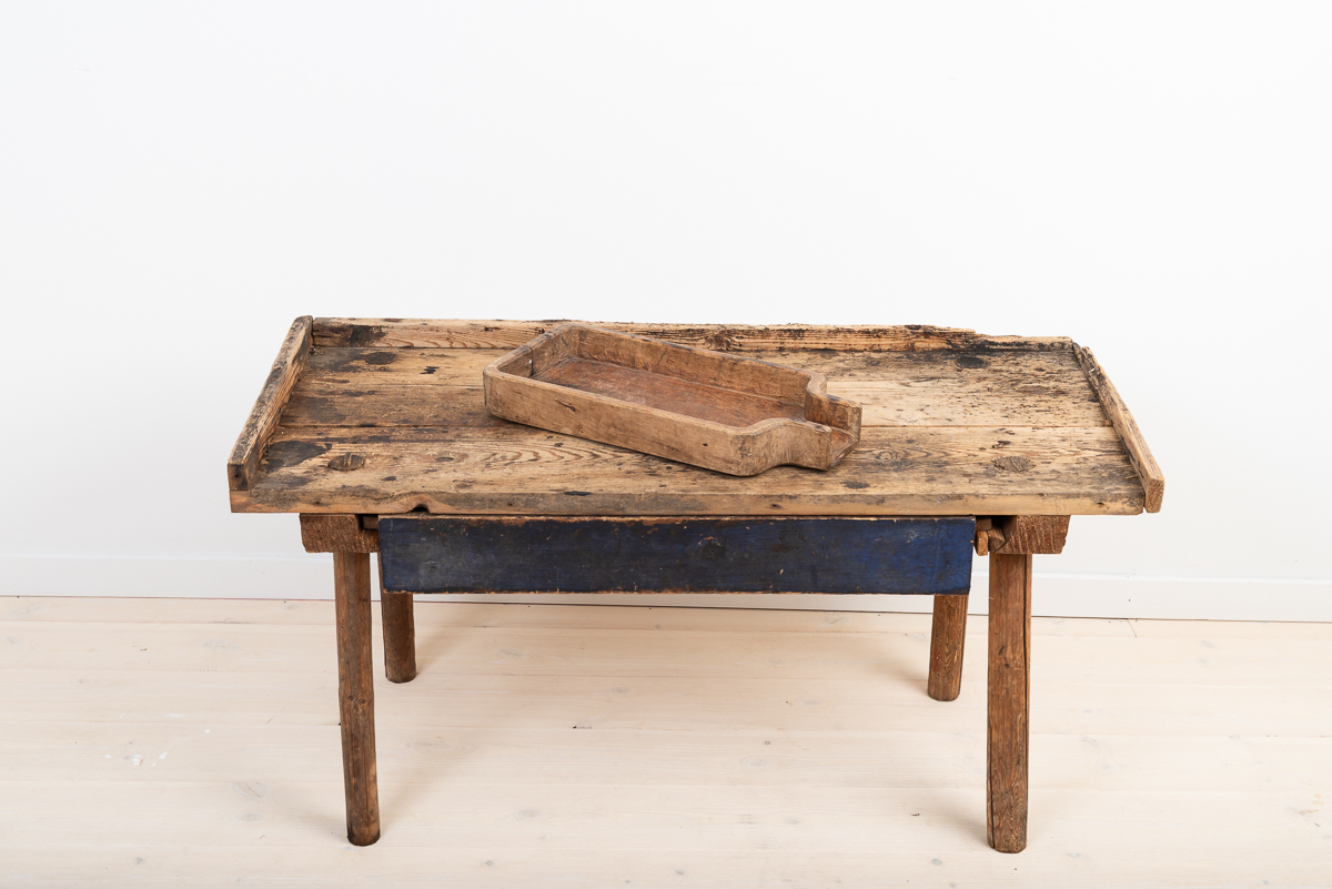 Swedish wooden cheese tray manufactured during the early 1800s.