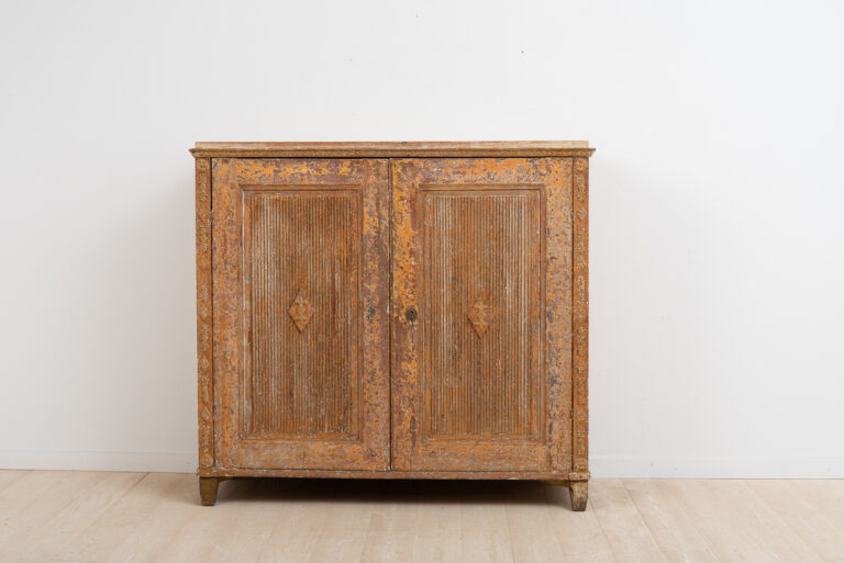 Gustavian Sideboard with Rustic Patina