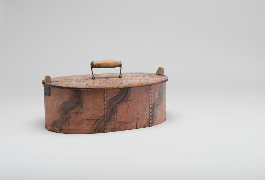 Swedish Svepask Dated 1855 with Original Paint