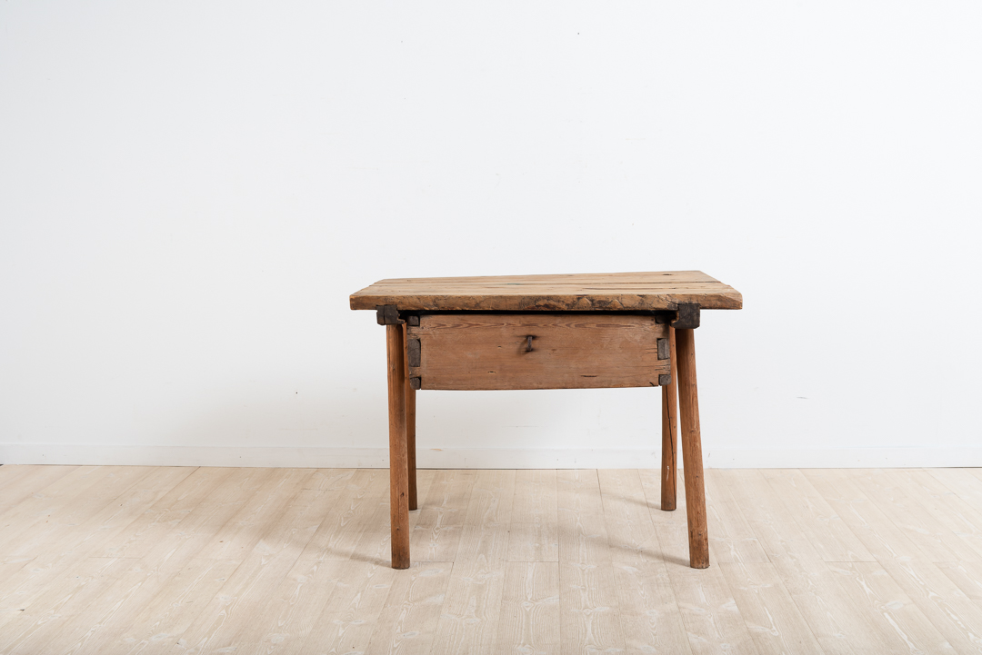 Old Fashioned Folk Art Table Dated 1674