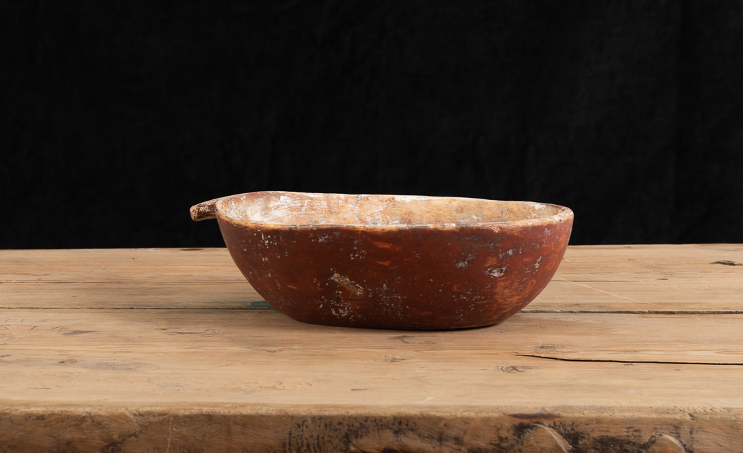 Wooden Birch Burl Bowl from Sweden