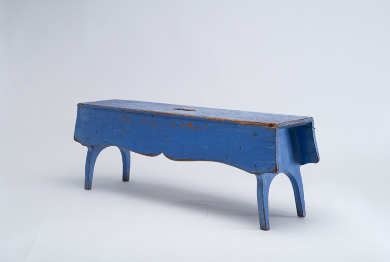 Folk Art Foot Stool from Northern Sweden