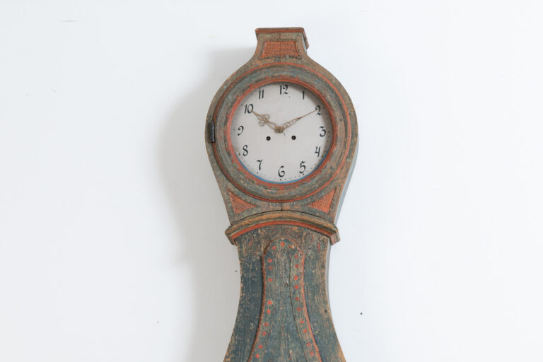 Classical Swedish Long Case Clock in Rococo