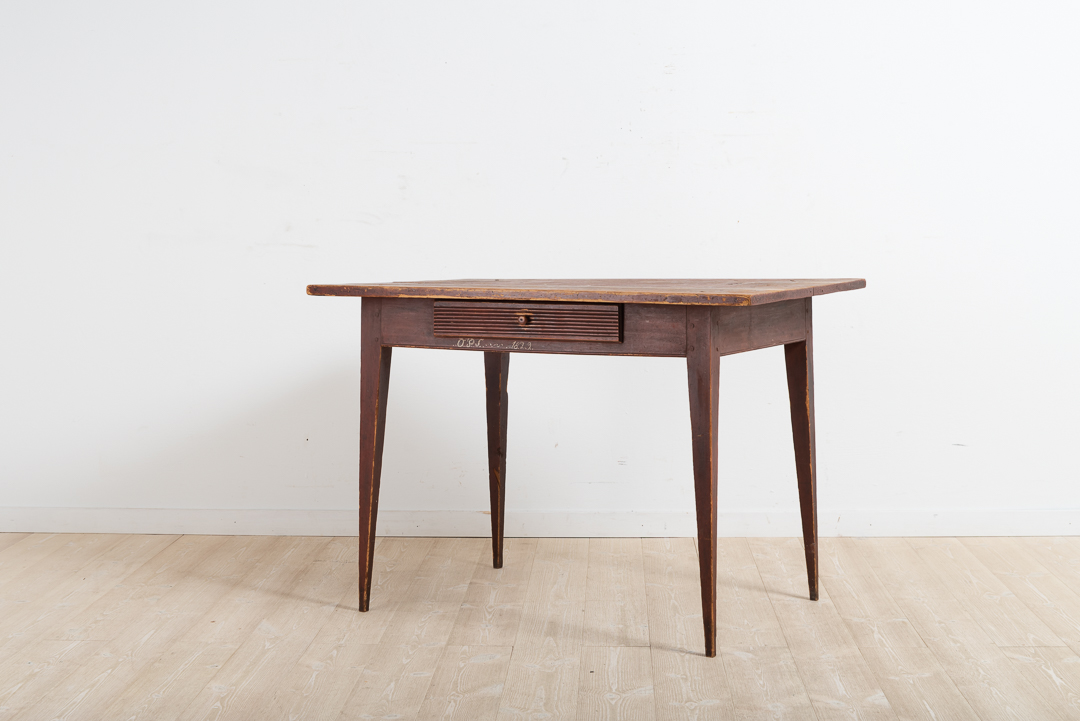 Provincial Gustavian Desk from Ljusdal in Hälsingland