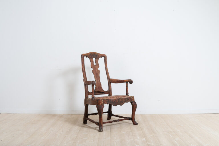 Swedish Baroque Armchair from Around 1760