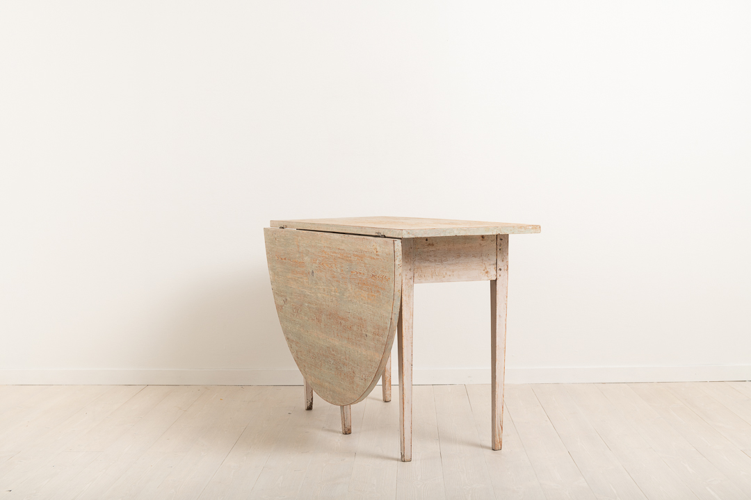 Gustavian Drop Leaf Console Table from 1810