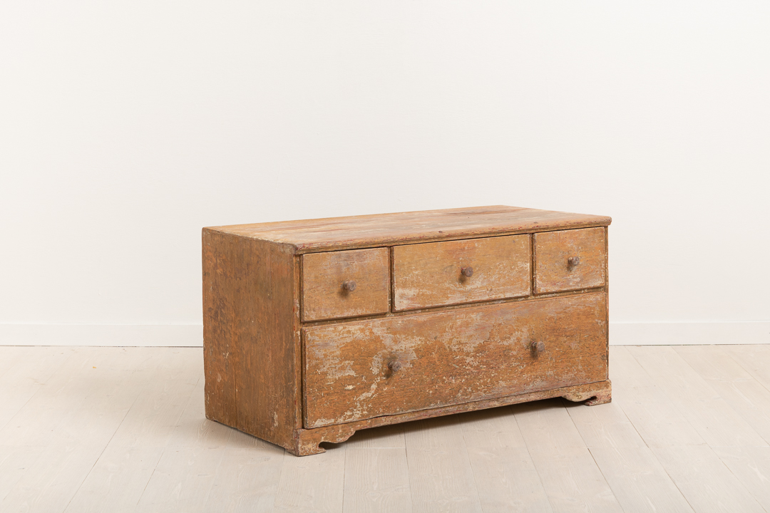 Smaller Chest of Drawers with Distressed Paint