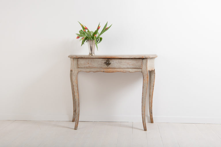 Rococo Console Table with One Drawer