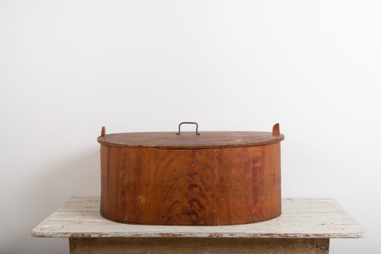 Large Bentwood Box with Faux Paint
