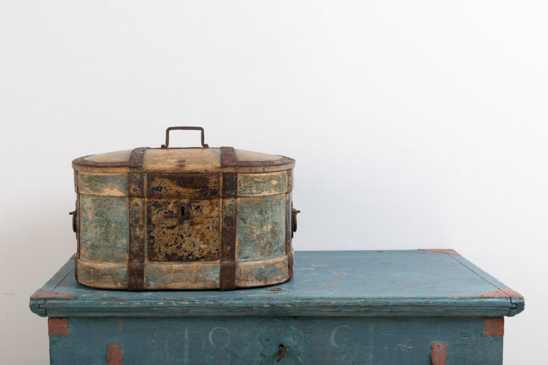 Folk Art Travel Box from Northern Sweden
