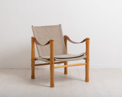 ELIAS SVEDBERG safari chair for NK - Nordiska Kompaniet in Sweden. The chair is a part of the Trivia series and from the second half of the 20th century.