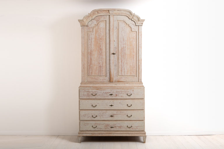 Rare Rococo Cabinet from Northern Sweden