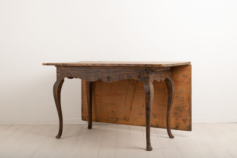 Baroque Drop Leaf Table with Faux Paint