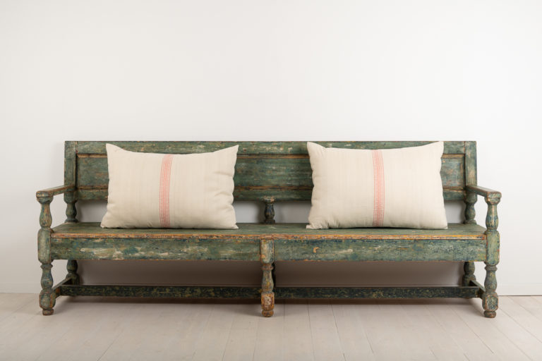 Long Sofa Bench Made in Baroque Style