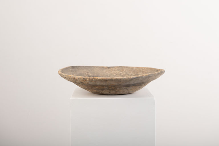Large Hand Carved Serving Tray in Wood