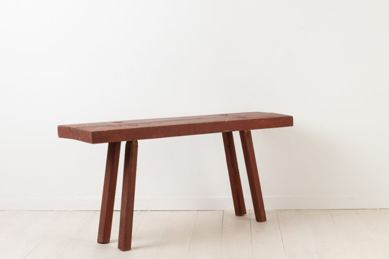 Stool / Bench in Folk Art from Northern Sweden