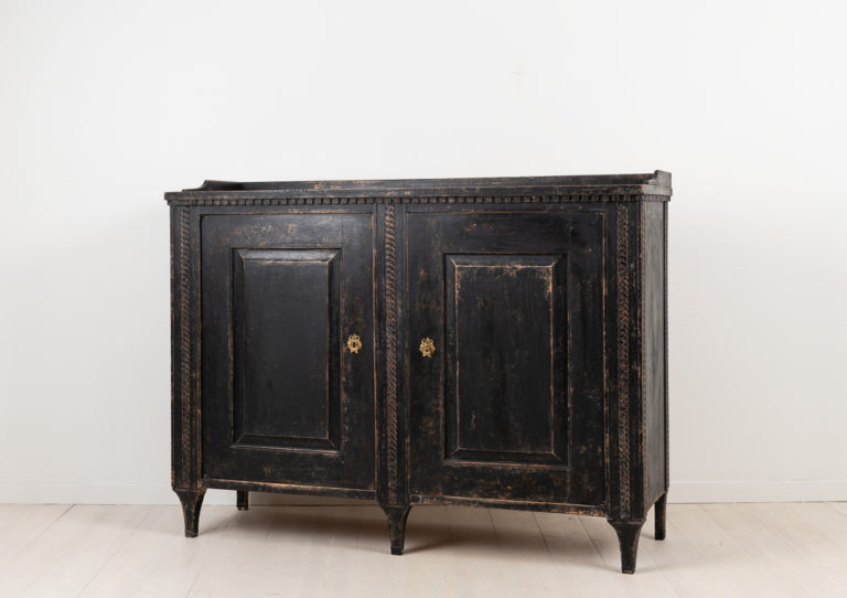 Neoclassical Sideboard in Painted Pine