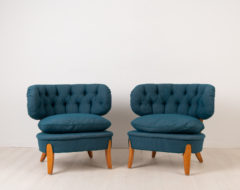 Pair of Schulz Easy Chairs - Otto Schulz Lounge Chairs. Otto Schulz was active during parts of the 20th century and these lounge chairs were designed 1936