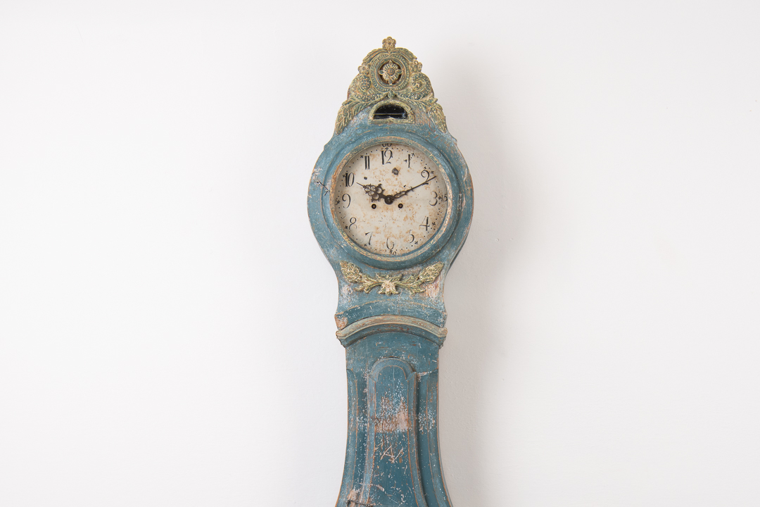 Blue Long Case Clock - Rococo and Neoclassical