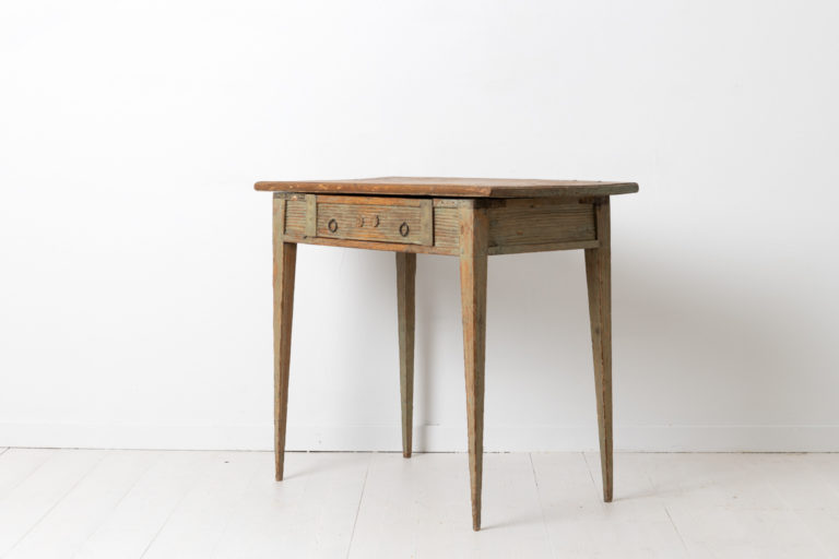 Slim Gustavian Side Table from Northern Sweden
