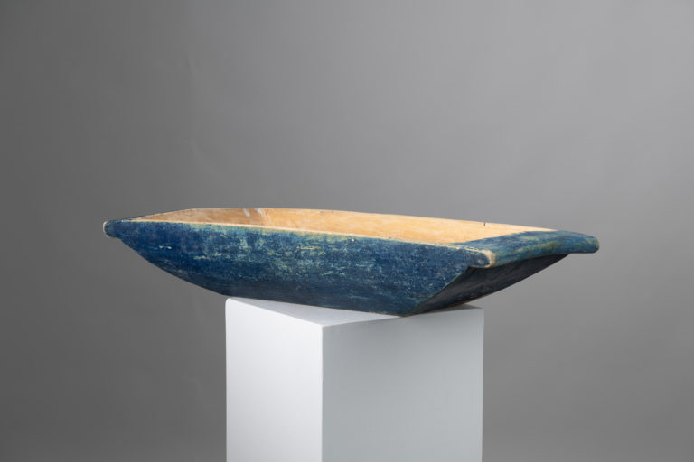 Painted Blue Trough from Northern Sweden