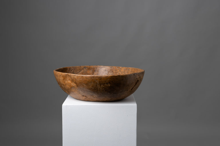 Large Birch Root Bowl of Unusually Good Quality