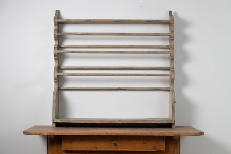 Antique Wall Plate Rack from the Northern Sweden