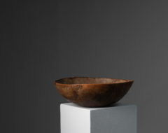 Organic birch root bowl from Sweden. The bowl has a rich patina after 200 years of use. It has the organic shape from the tree it was made from