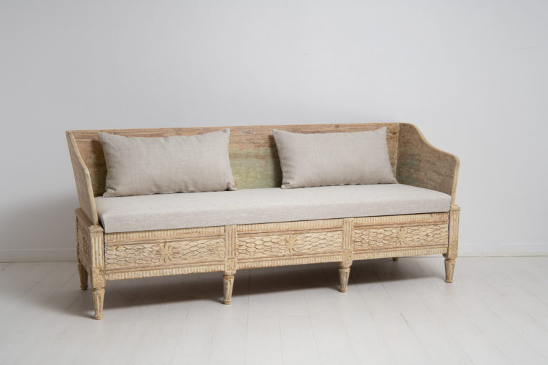 Rare Swedish Gustavian Sofa from the Late 1700s