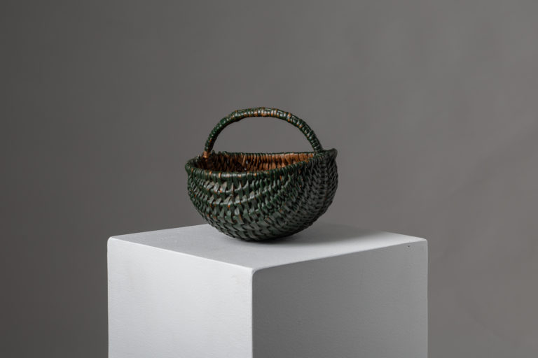 Small Folk Art Basket from Northern Sweden
