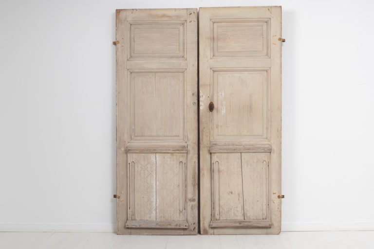 Pair of Genuine Gustavian Doors from the Late 1700s