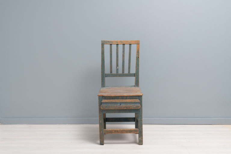 Swedish Folk Art Chair in Gustavian Style