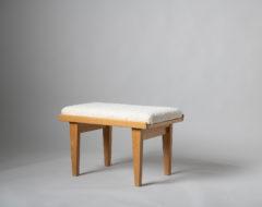 Öresund design by Børge Mogensen made by Karl Andersson & Söner. The stool is Scandinavian modern from the 1960s and made in light oak