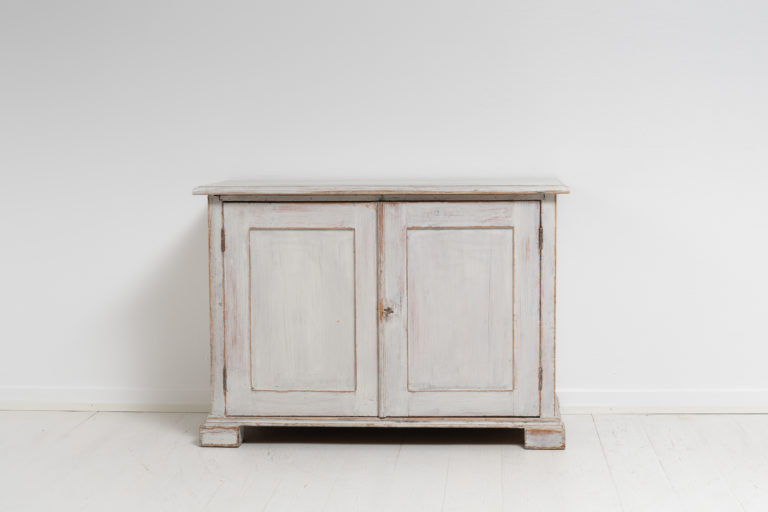 White Sideboard with Interior Drawers from Northern Sweden