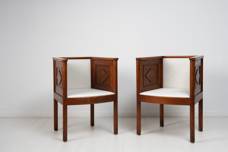 Armchairs in the Style of Axel Einar Hjorth