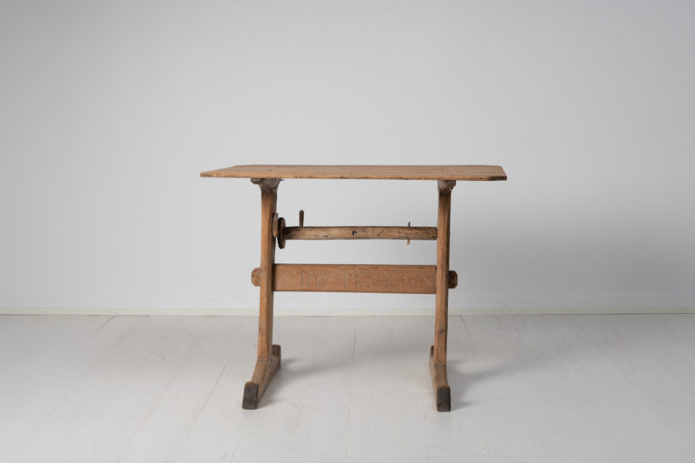 Small Folk Art Table with Authentic Patina