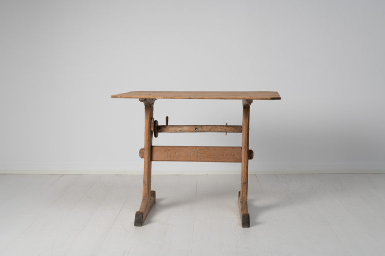 Small Folk Art Table with Authentic Patina